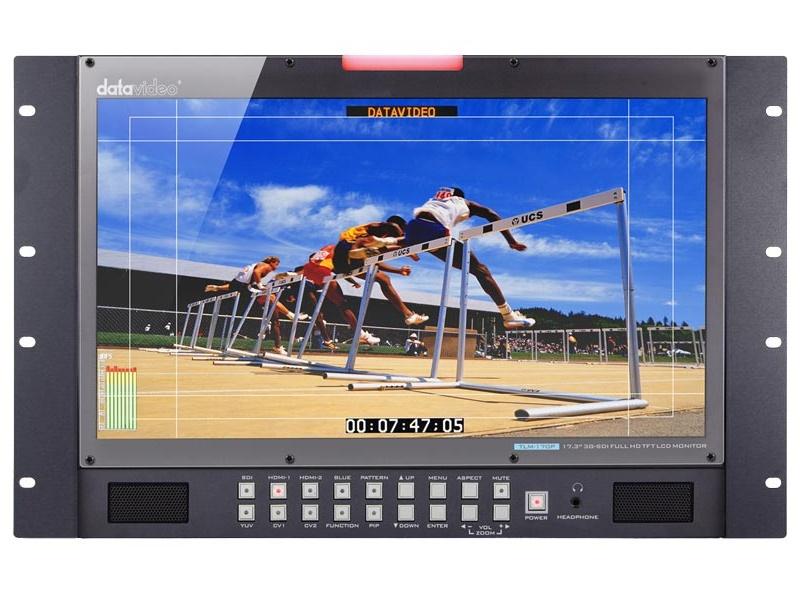 TLM-170PR 17.3 inch HD/SD TFT LCD 7U Rackmount Monitor by Datavideo