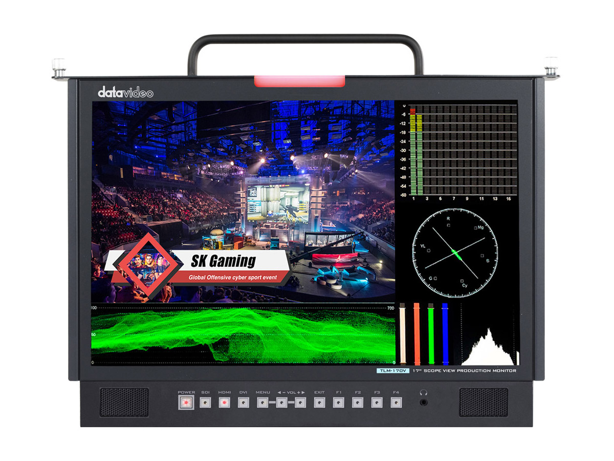 TLM-170VM 17.3in ScopeView 3G-SDI/HDMI Full HD Pull-Out Monitor by Datavideo