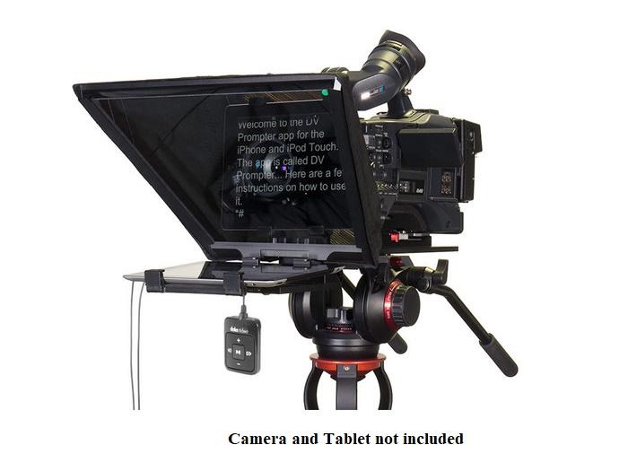 TP650 PK TP-650B Prompter and Hard Case Kit for iPad/Android Tablets w Bluetooth Remote by Datavideo