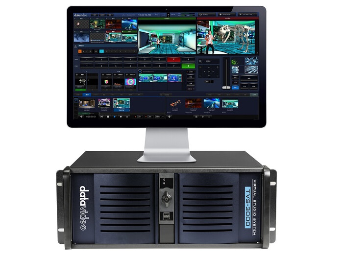 TVS-3000 3D Tracking VR/AR 4K Virtual Studio System by Datavideo