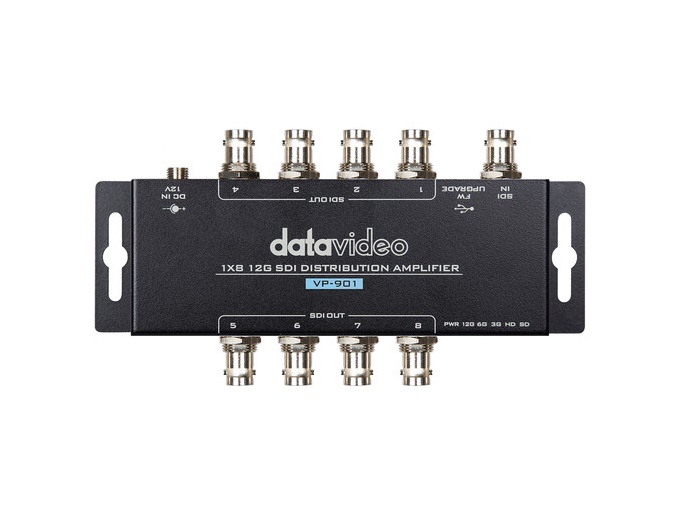 VP-901 1x8 12G SDI Distribution Amplifier by Datavideo