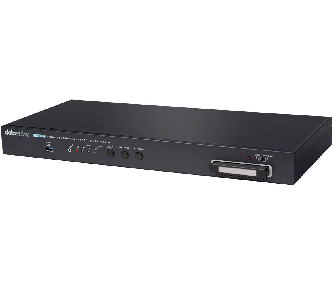 NVS-40D 4 Channel Streaming Encoder/Recorder with SSD by Datavideo