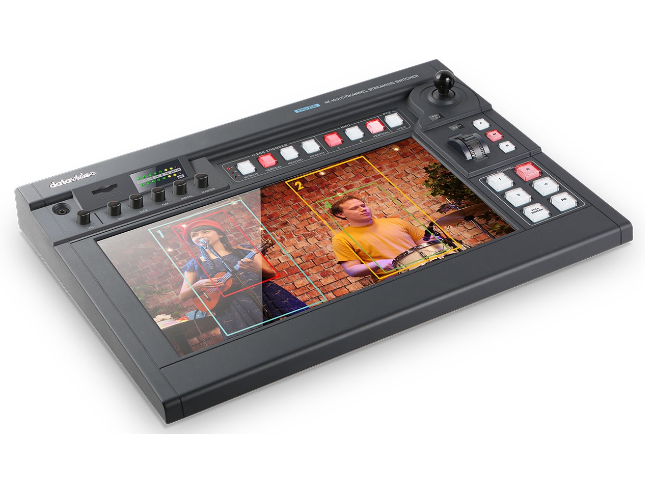 KMU-200 4K Multi-Channel Touch Screen Region of Interest Switcher by Datavideo