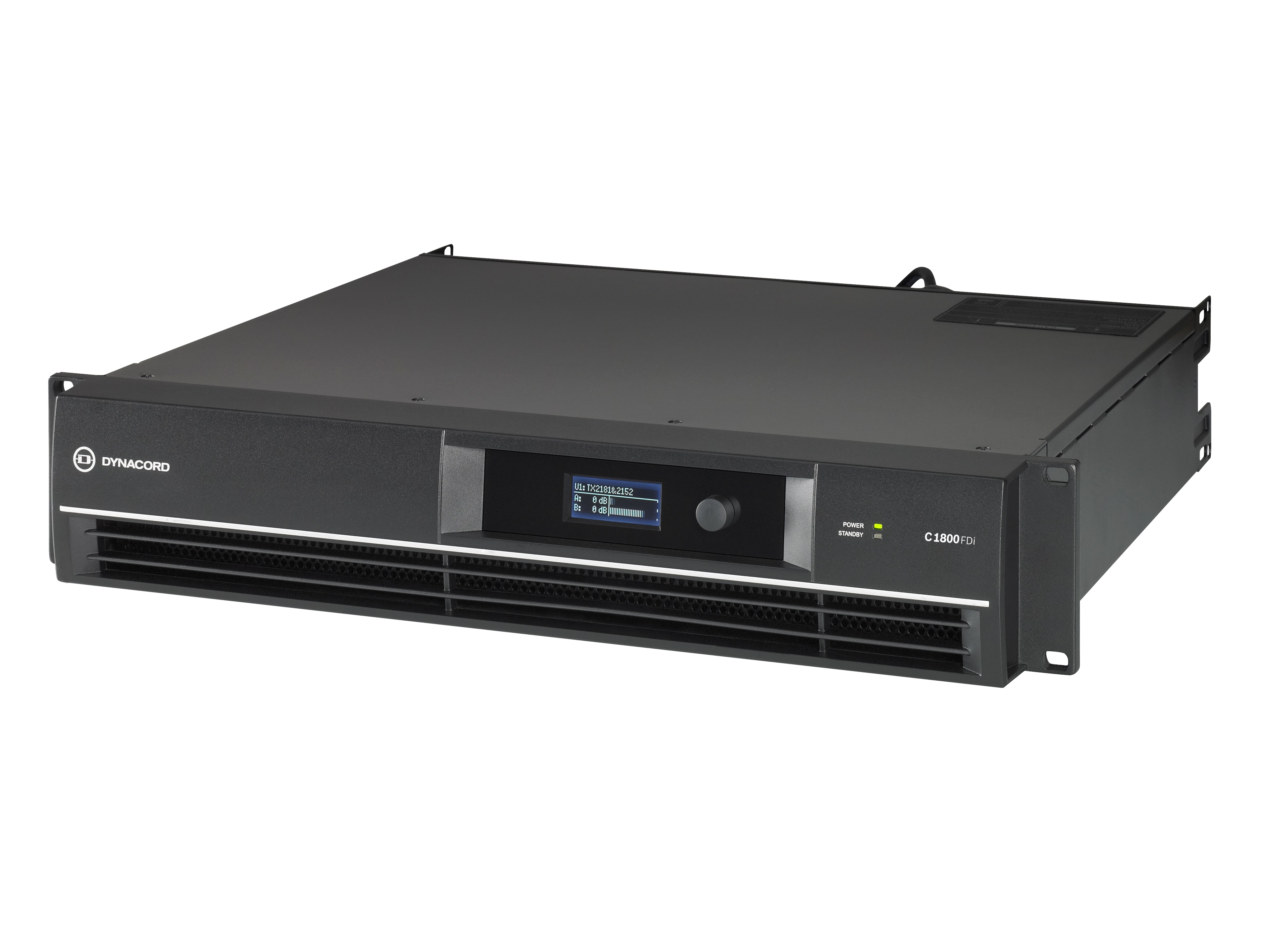 C1800FDI-US DSP Power Amplifier 2x950W/Install with FIR Drive/Phoenix Connectors by Dynacord