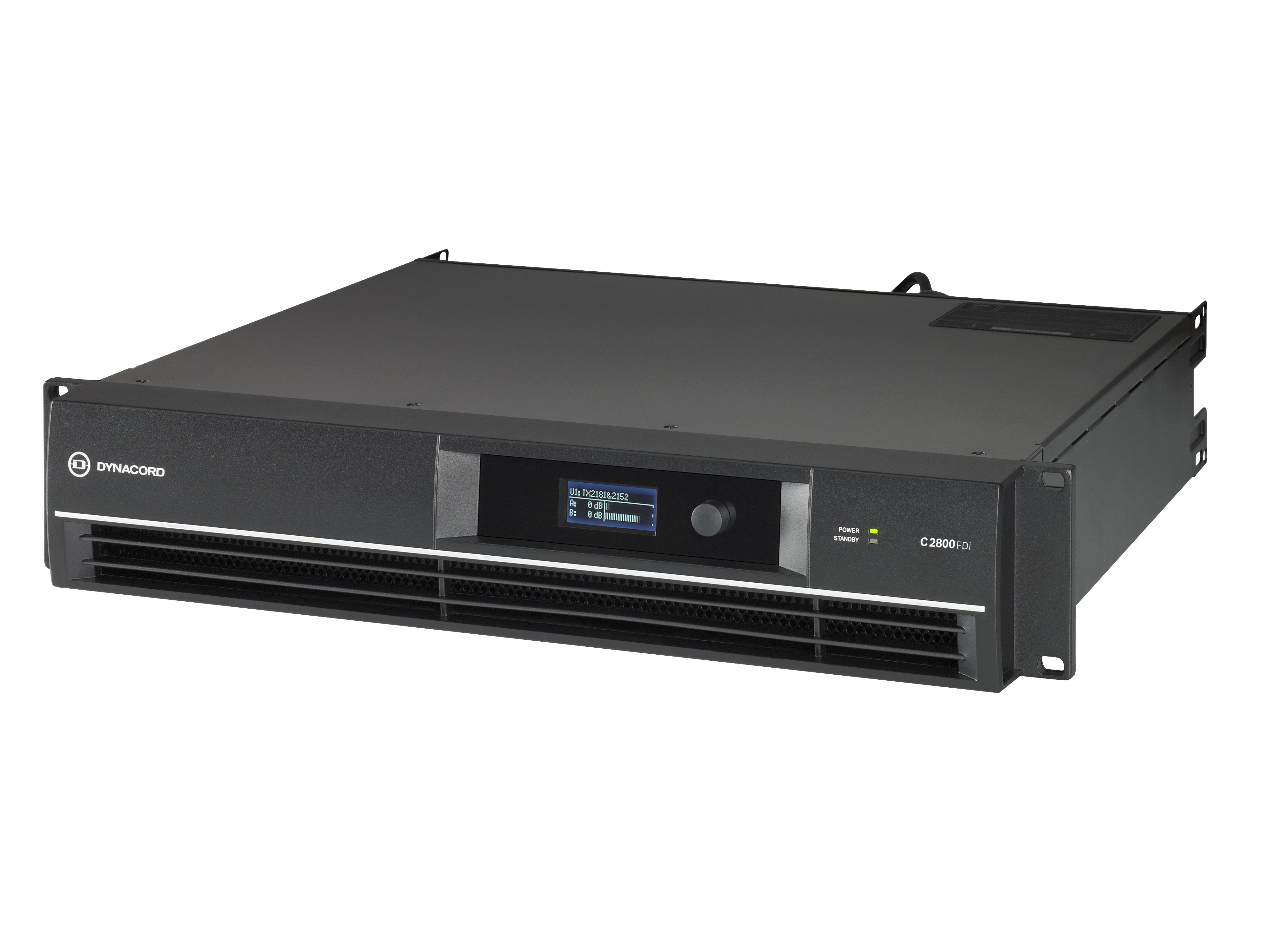 C2800FDI-US DSP Power Amplifier 2x1400W/Install with FIR Drive/Phoenix Connectors by Dynacord