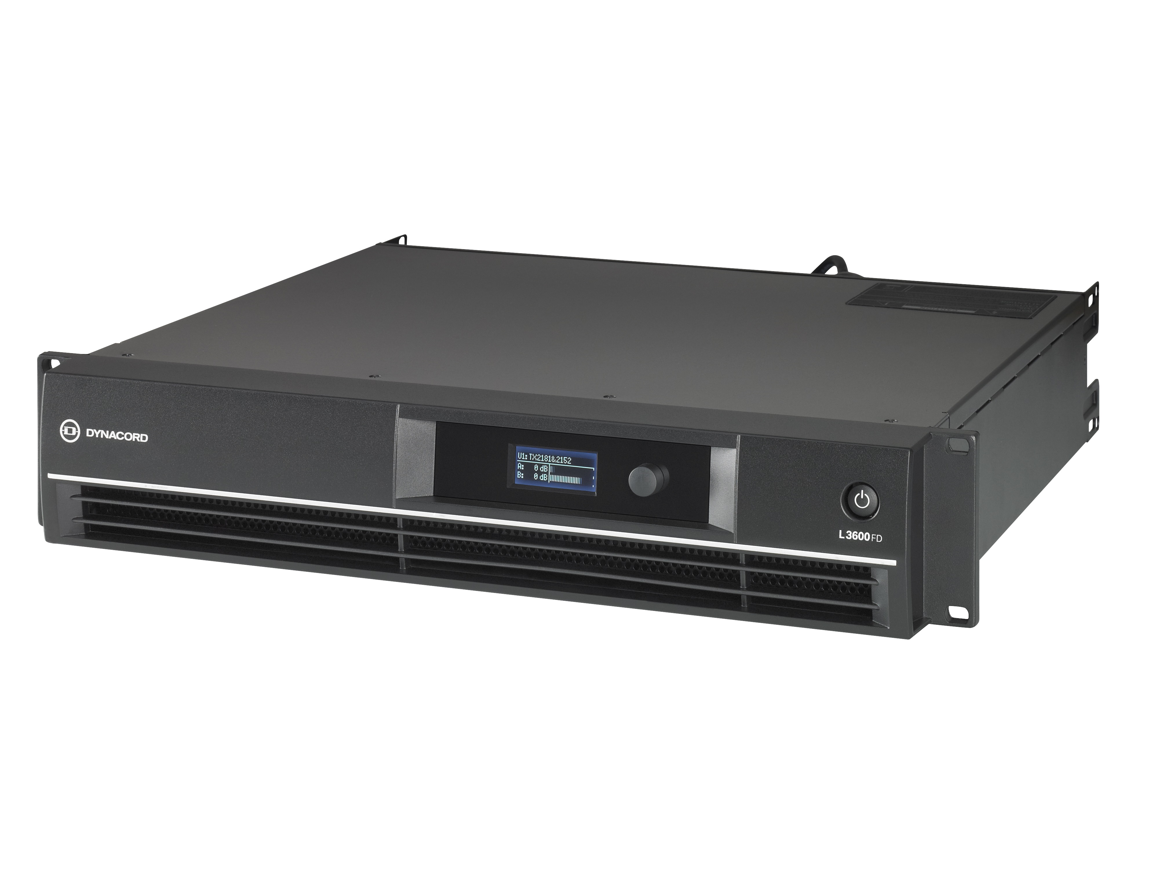 L3600FD-US DSP Power Amplifier 2x1800W with FIR Drive/XLR/NL4 Connectors by Dynacord