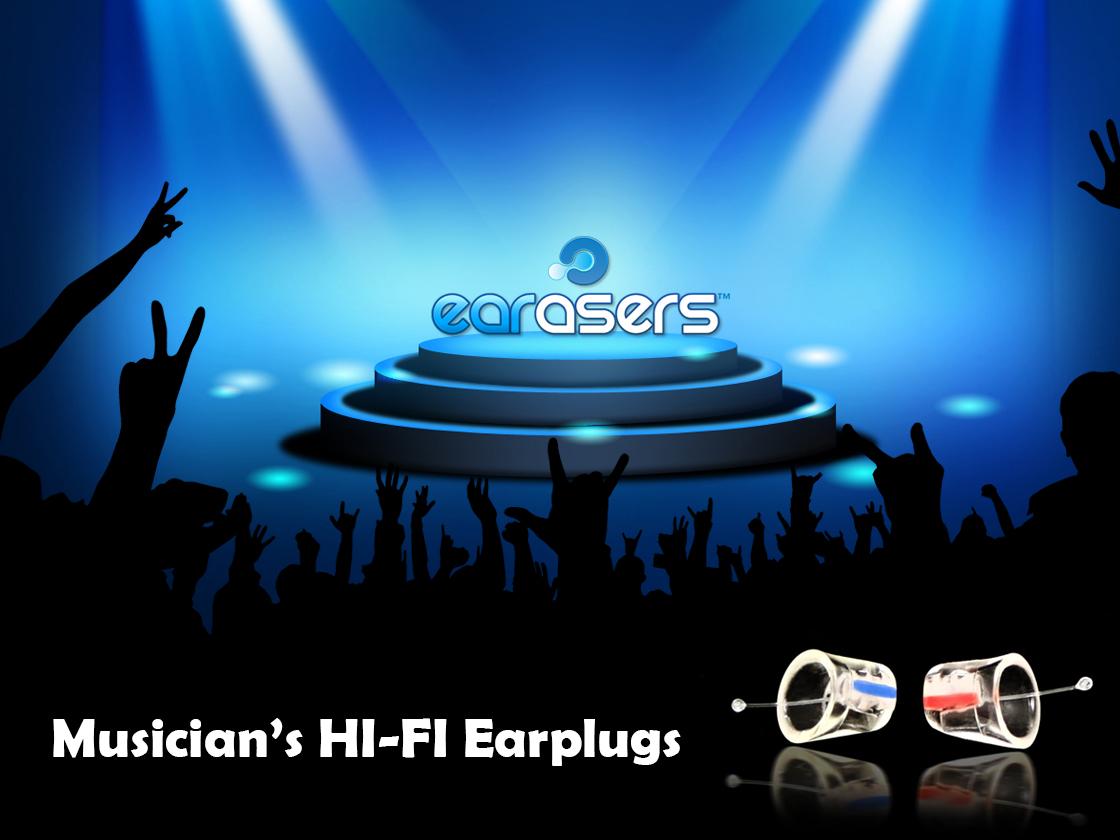 M1-M Medium Ears Musicians Plugs by Earasers