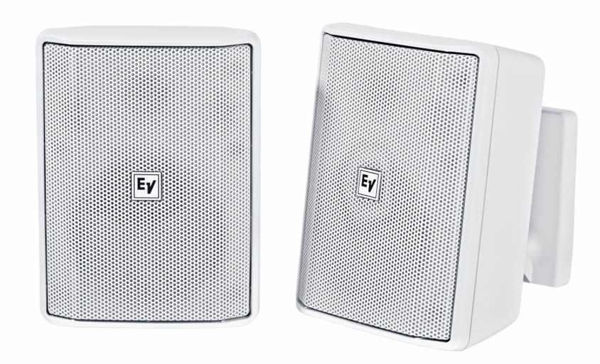 EVID-S4.2W Quick install Speaker 4” cabinet 8Ohm white, pair by Electro-Voice