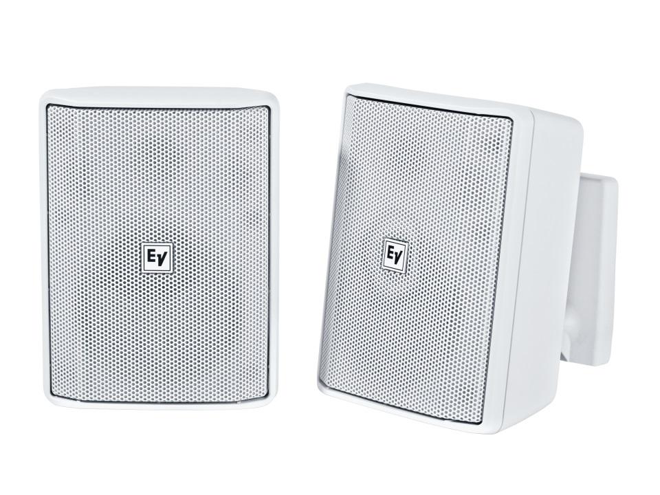 EVIDS4.2TW 4 inch 70/100V Speaker Cabinet (White/Pair) by Electro-Voice