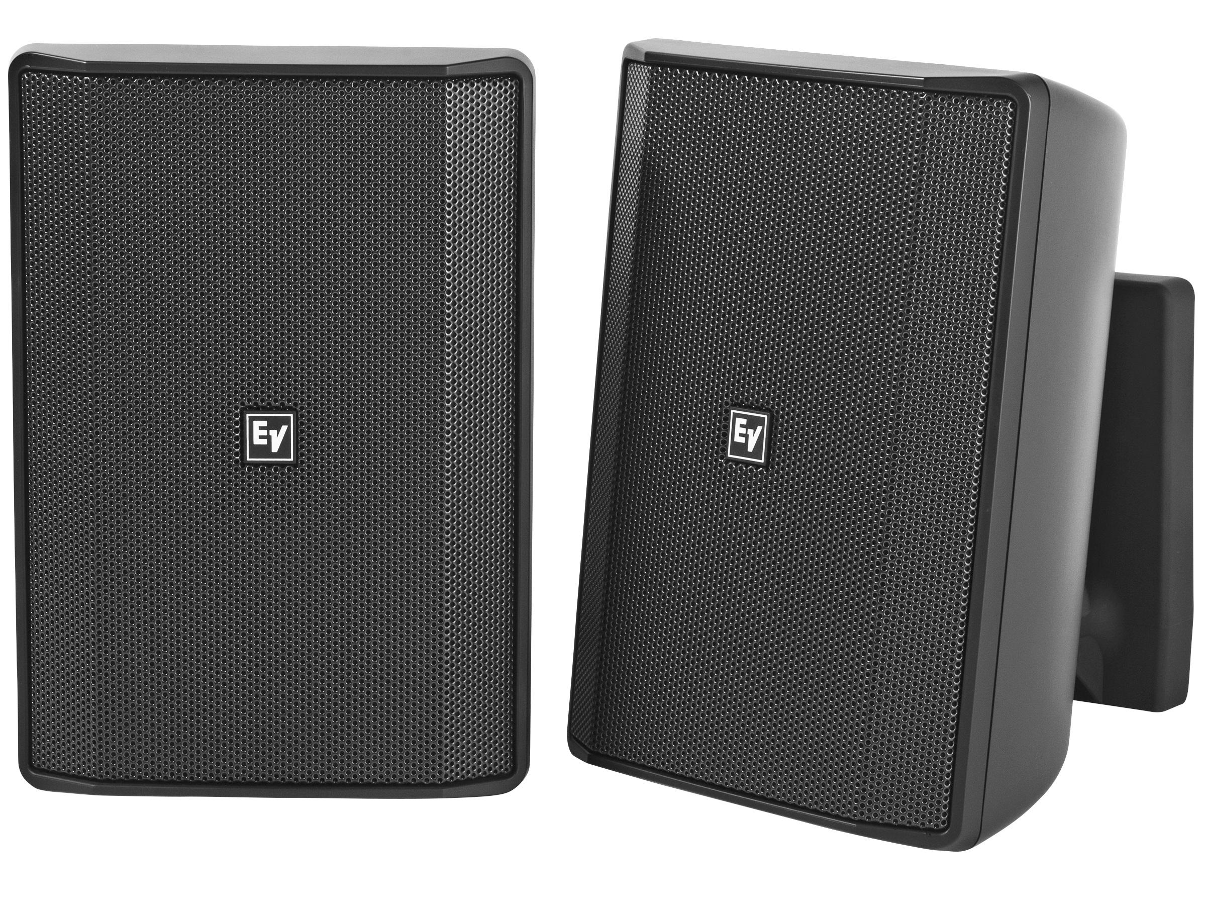 EVIDS5.2TB 5 inch 70/100V Speaker Cabinet (Black/Pair) by Electro-Voice