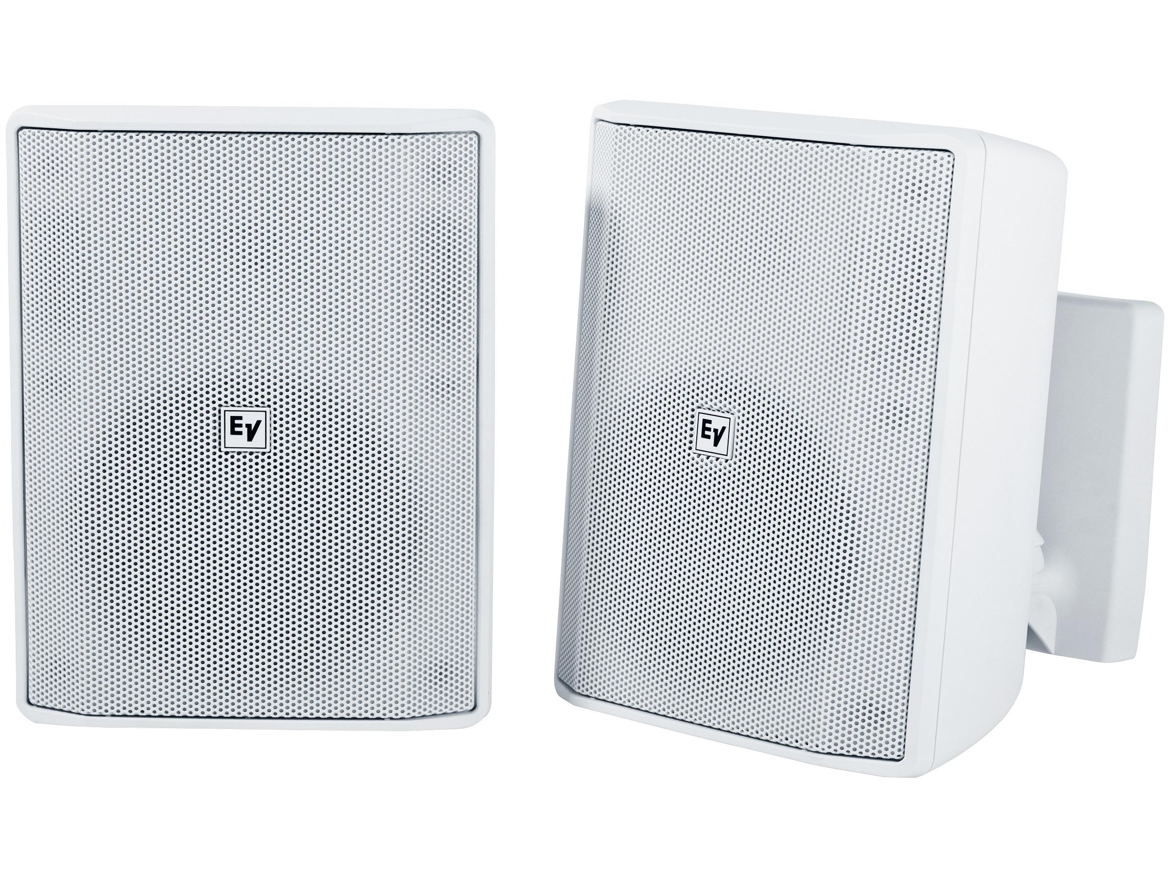EVIDS5.2TW 5 inch 70/100V Speaker Cabinet (White/Pair) by Electro-Voice