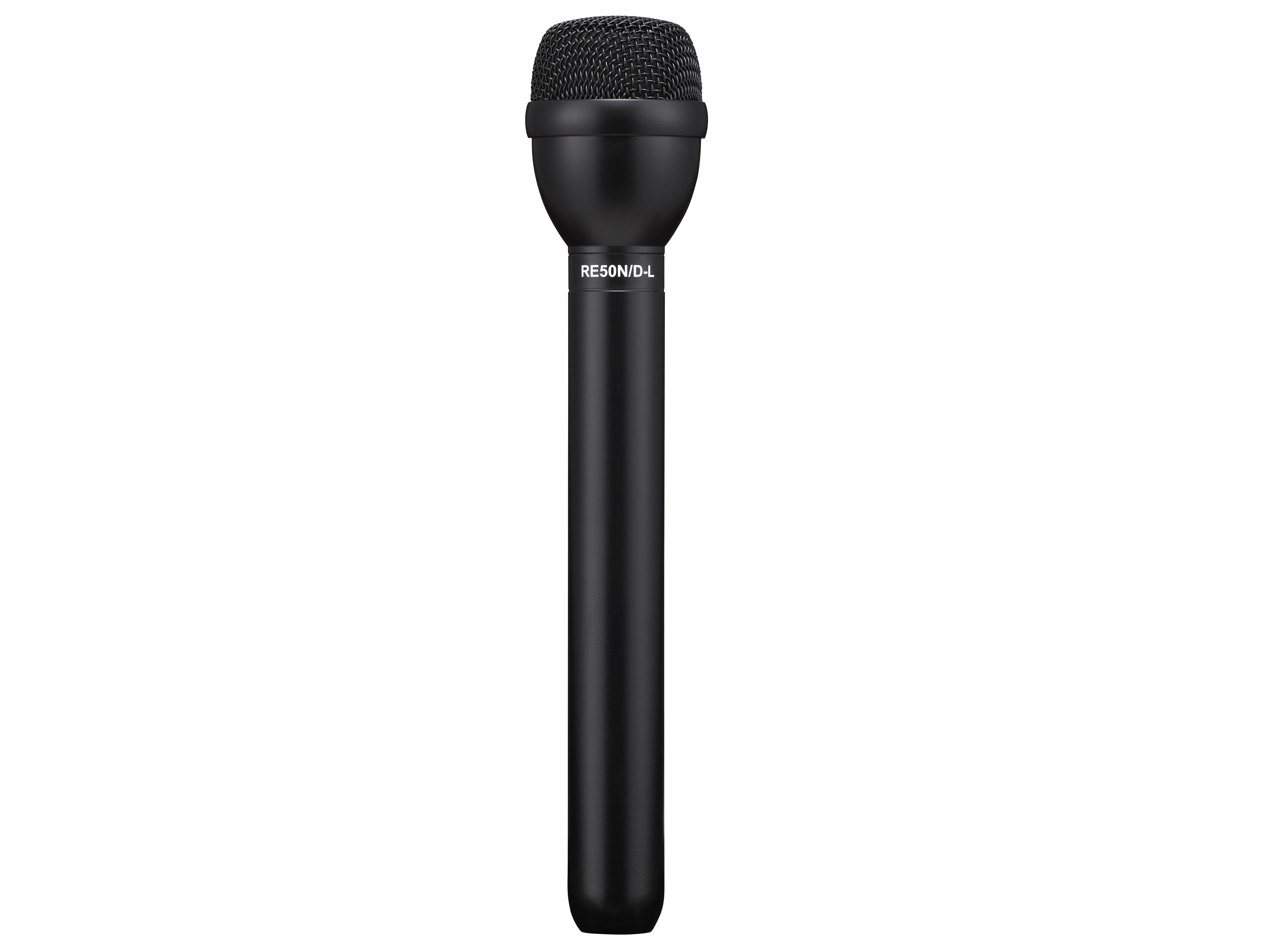 RE50N/DL N/DYM Dynamic Omnidirectional Interview Long Handle Microphone/Frequency Response 80Hz to 13kHz (Black) by Electro-Voice