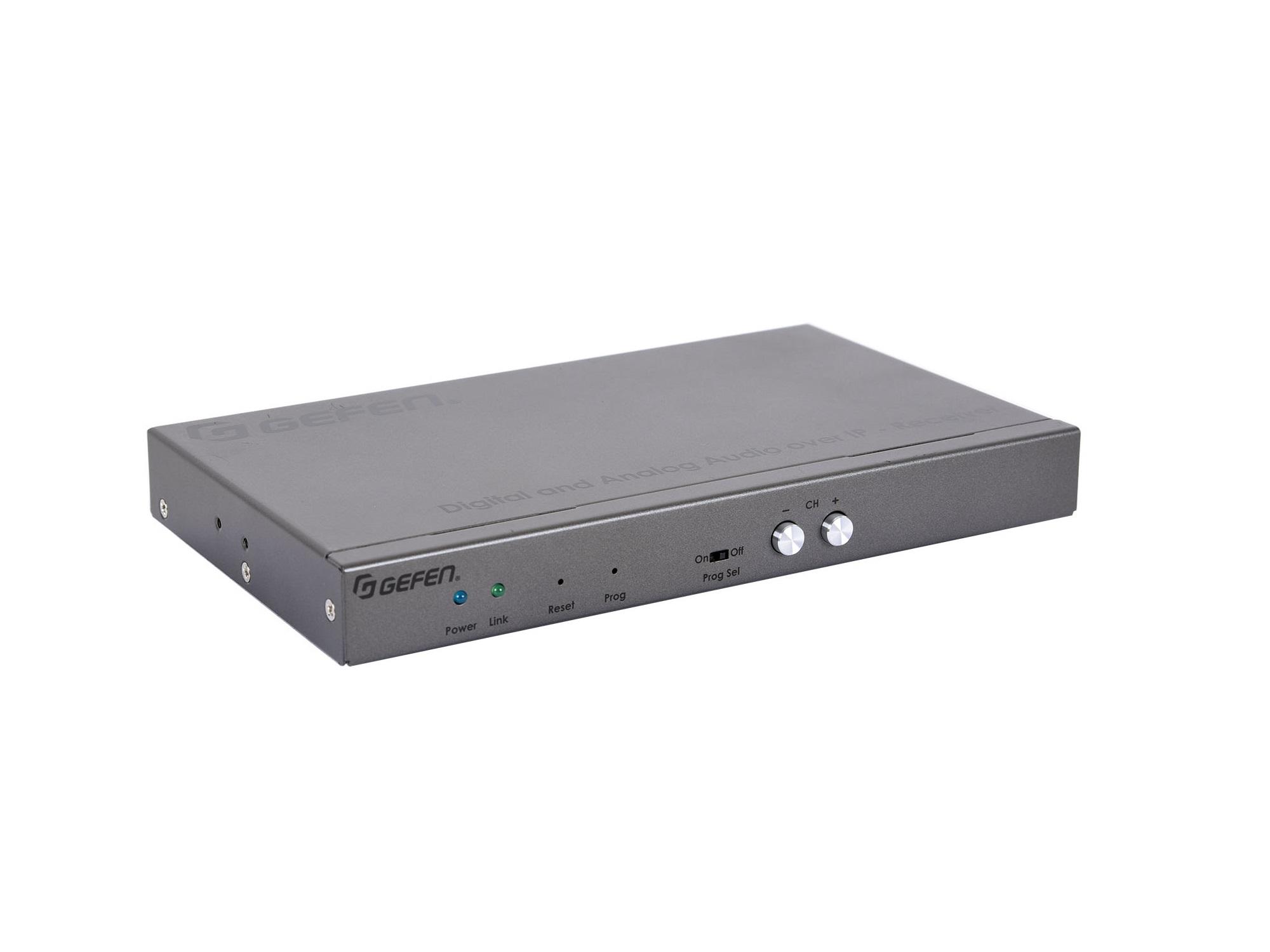EXT-ADA-LAN-RX Digital and Analog Audio over IP Extender (Receiver) with RS-232/IR by Gefen
