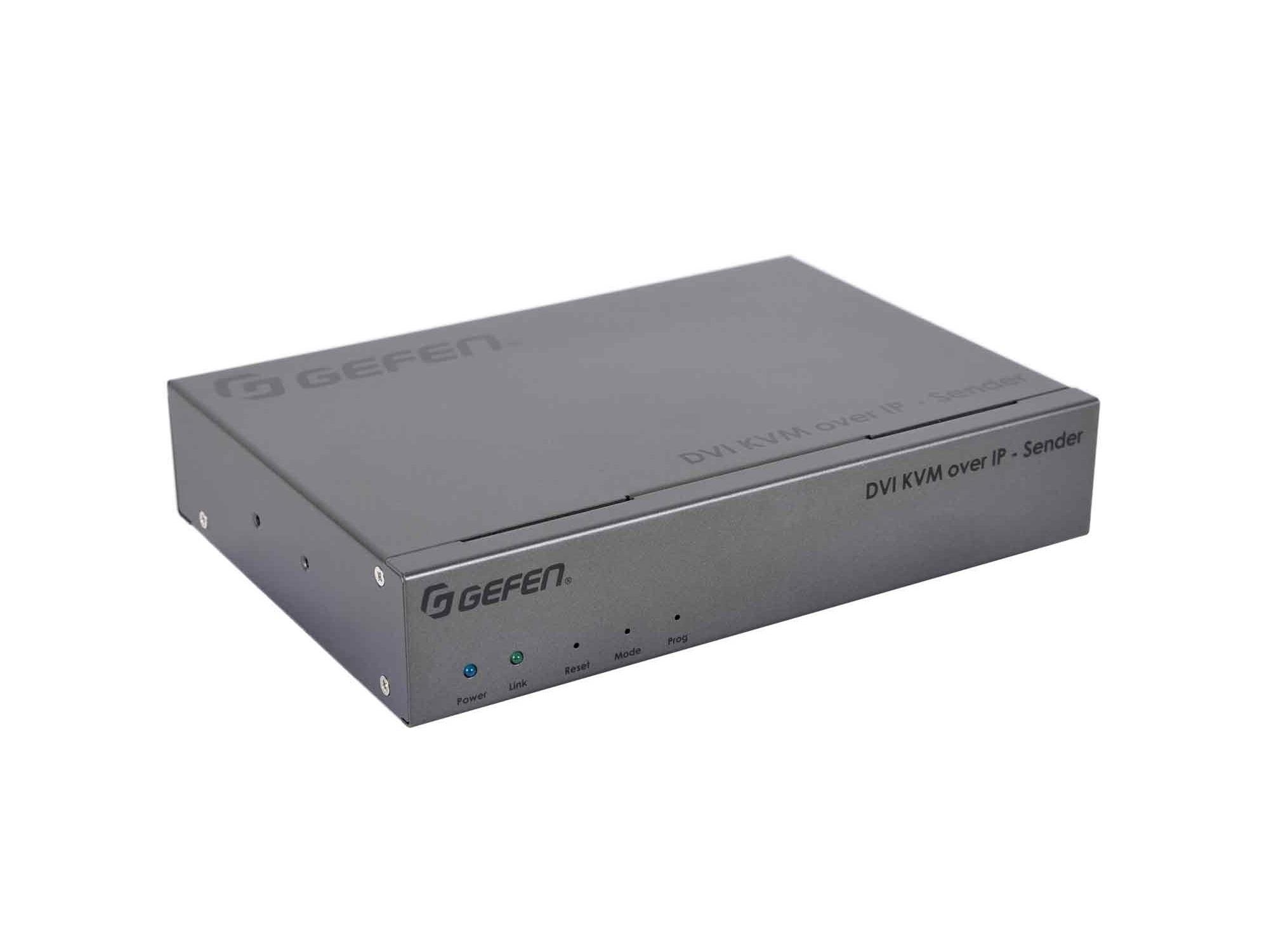 EXT-DVIKA-LANS-TX DVI KVM over IP Extender (Transmitter) with USB/Audio/RS-232/IR by Gefen