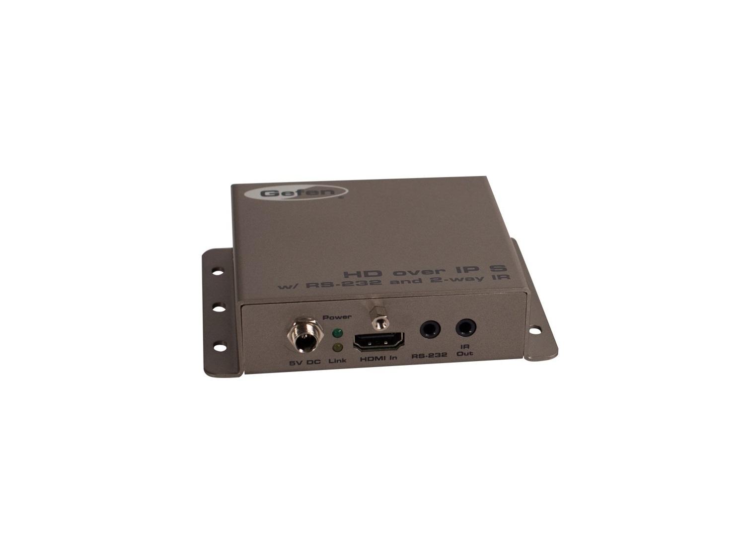 EXT-HD2IRS-LAN-TX HDMI over IP with RS-232 and Bi-Directional IR Sender by Gefen