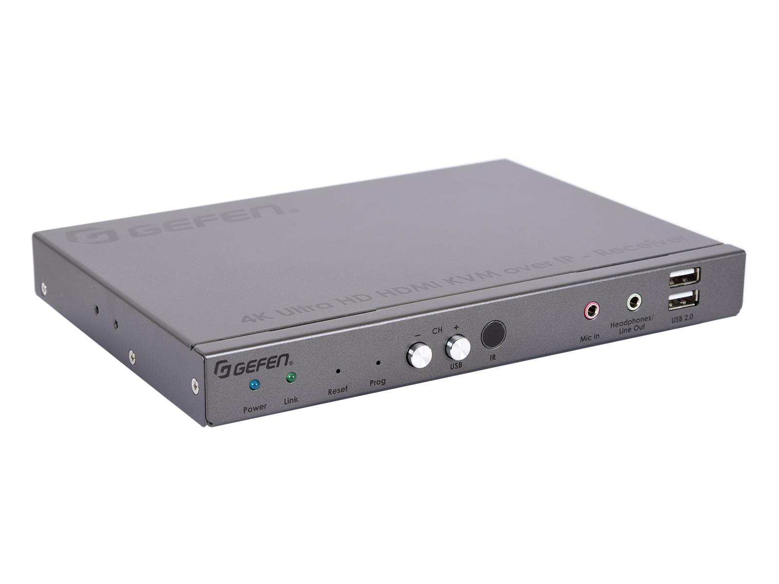 EXT-UHDKA-LANS-RX 4K Ultra HD HDMI KVM over IP Extender (Receiver) by Gefen