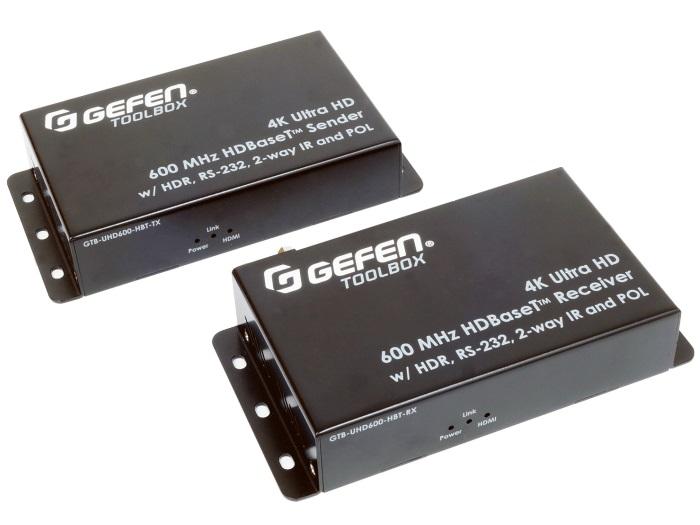 GTB-UHD600-HBT 4K Ultra HD HDBaseT Extender (Transmitter/Receiver) Set/POL by Gefen