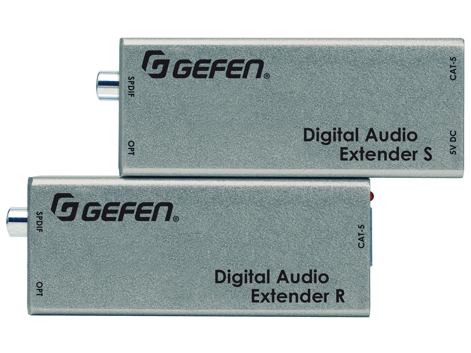 EXT-DIGAUD-141 Coaxial And Optical Extender(Receiver/Sender) Kit Up to 330ft by Gefen