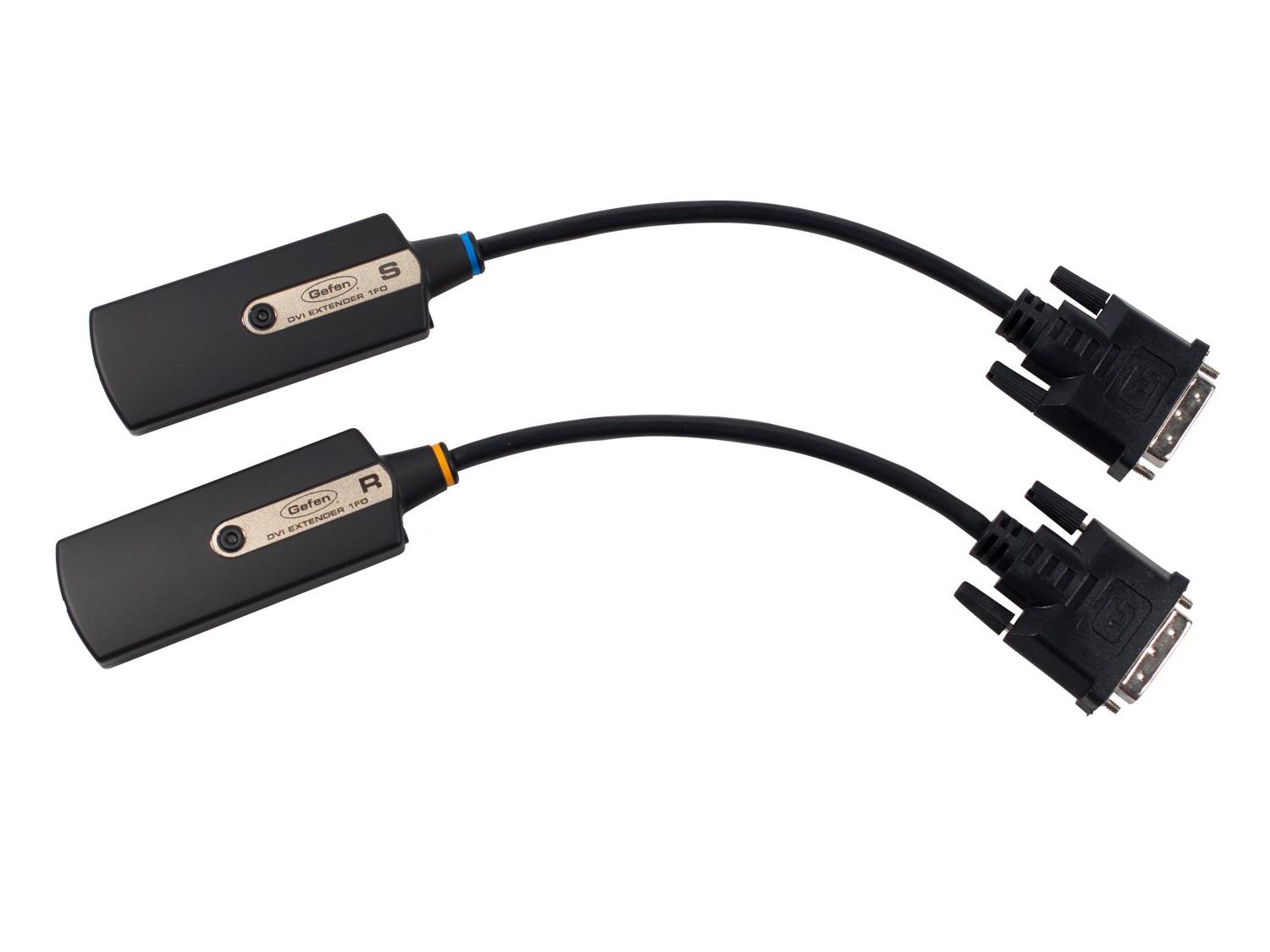 EXT-DVI-CP-FM10 DVI Fiber Optic Extender( Sender/Receiver) Kit (Pigtail Modules) by Gefen