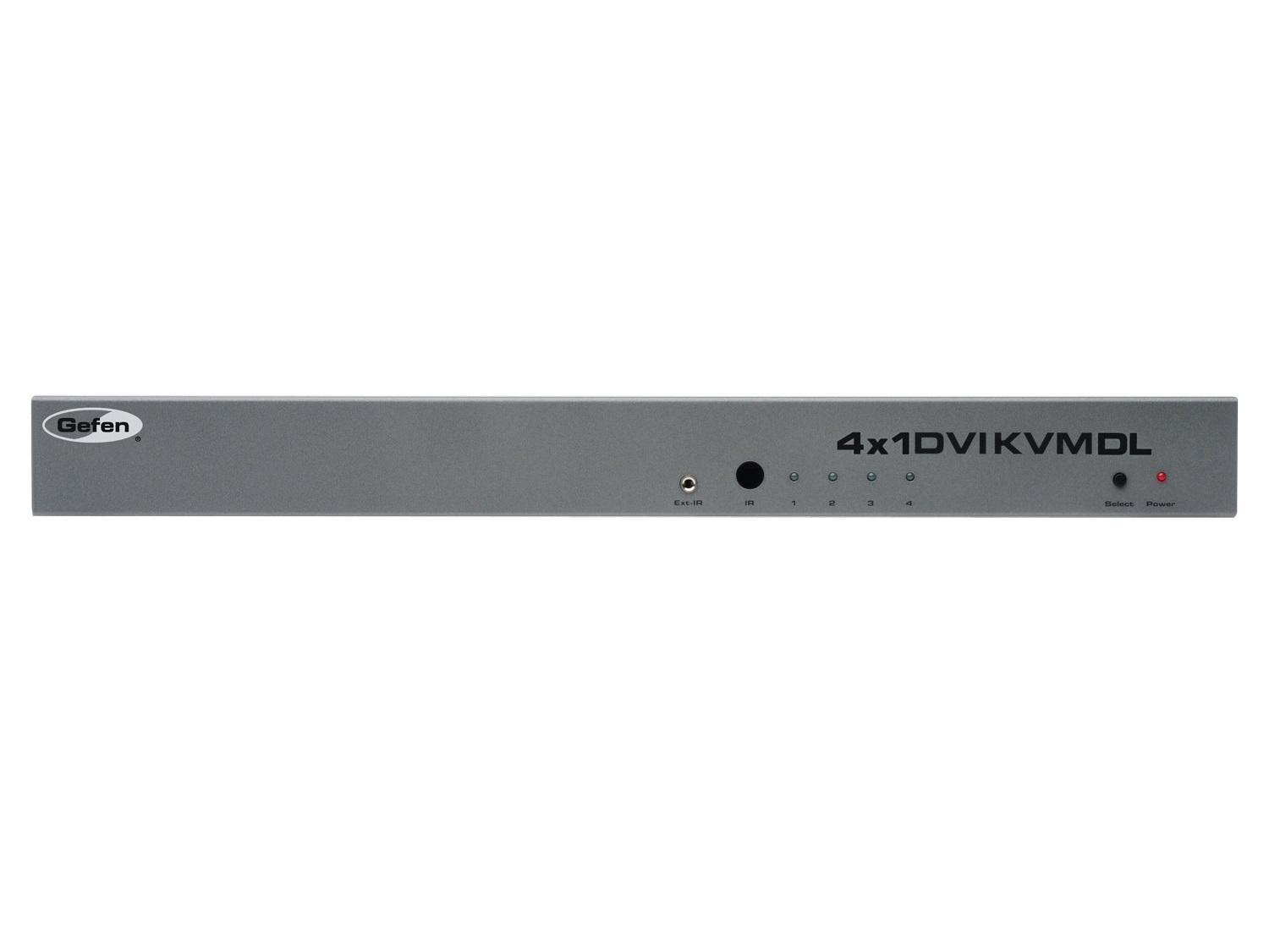 EXT-DVIKVM-441DL 4x1 DVI KVM Switcher by Gefen