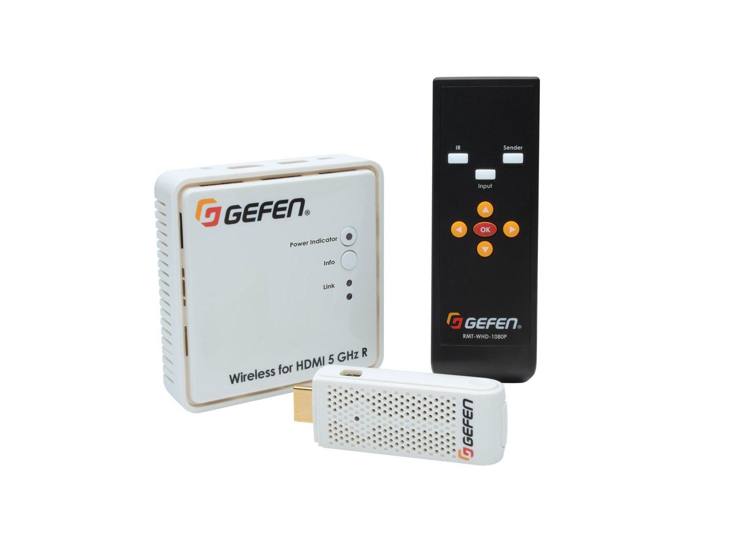 EXT-WHD-1080P-SR-b Wireless Extender (Transmitter/Receiver) Kit for HDMI 5 GHz Short Range by Gefen