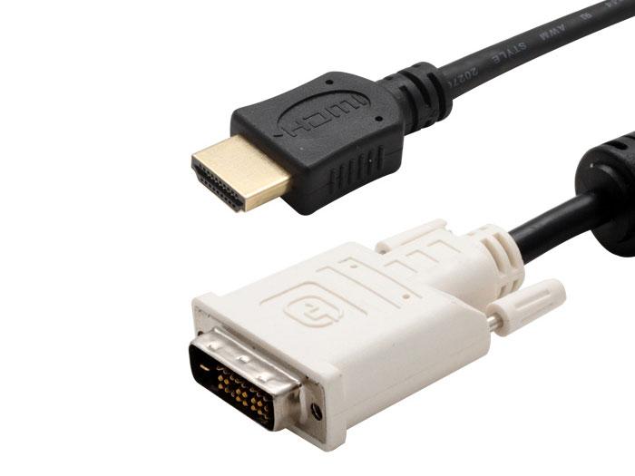 C-HDMI-DVI-2M 2m DVI-to-HDMI cable by Hall Research