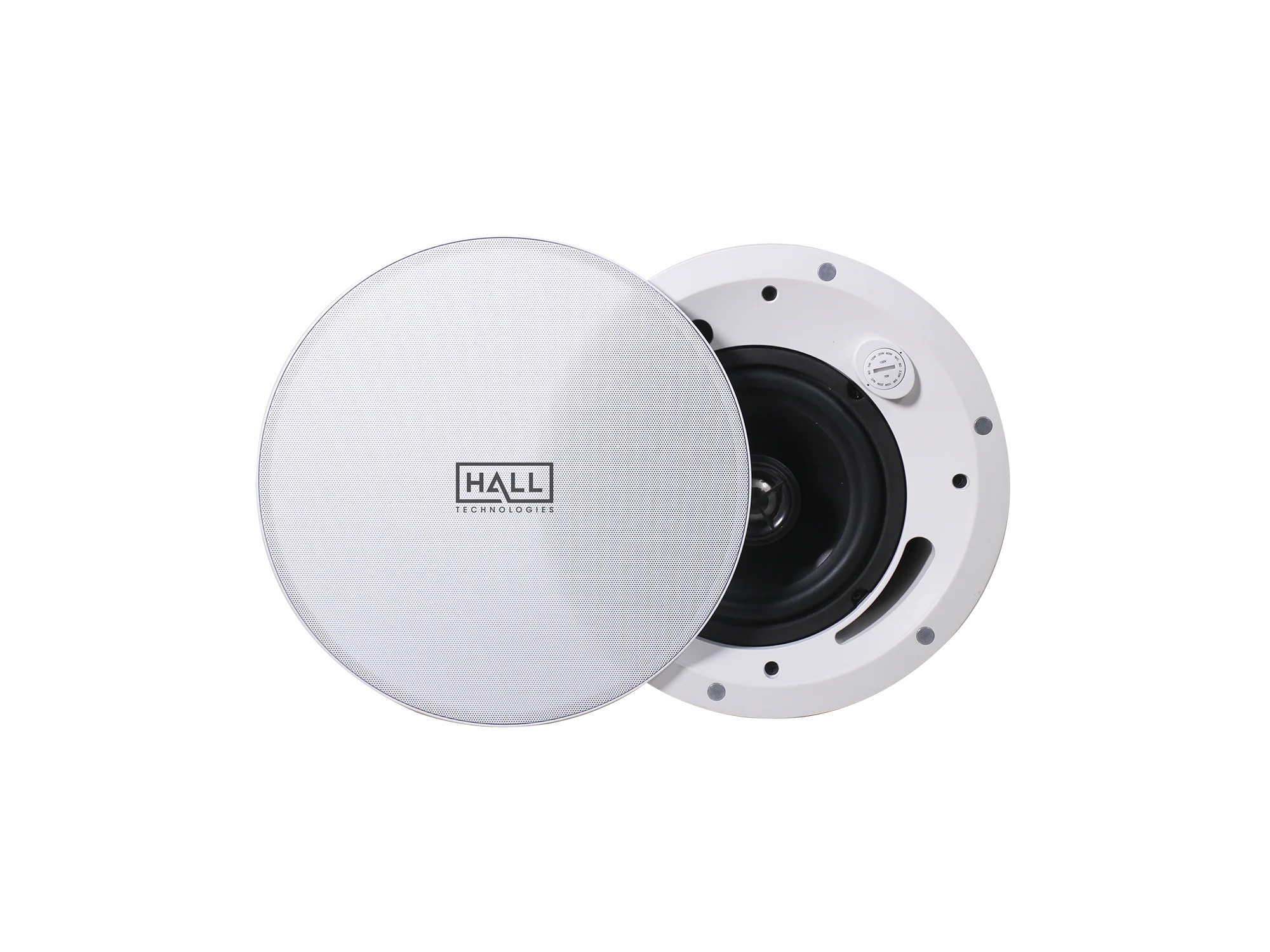 SPK-IC6 6 inch In-Ceiling Speakers with Fire Rated Backbox by Hall Research