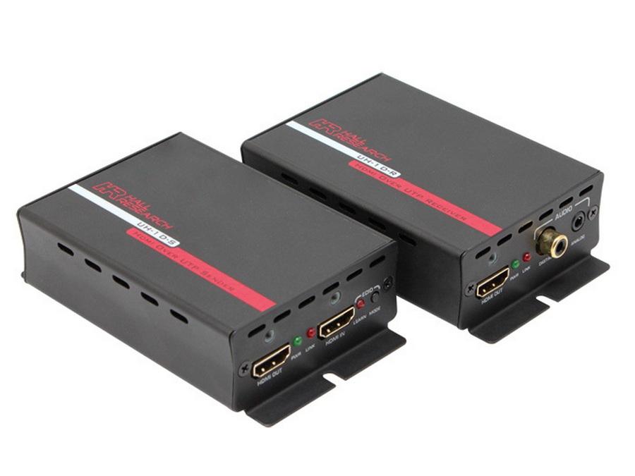 UH-1D HDMI over 1 CAT6 Extender (Transmitter/Receiver) Kit by Hall Research