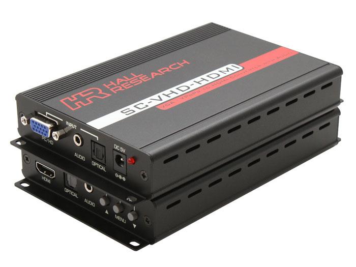 SC-VHD-HDMI VGA/YPbPr to HDMI Converter with Audio by Hall Research
