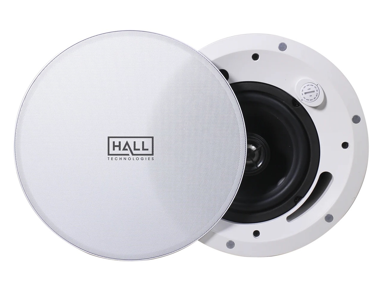 SPK-IC6 6 inch In-Ceiling Speakers with Fire Rated Backbox by Hall Technologies