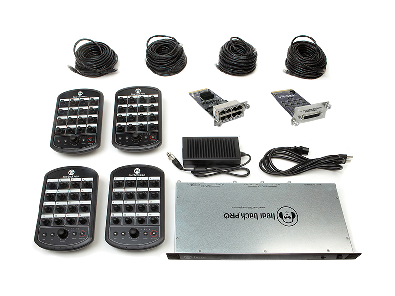 PROHB4AE Hear Back PRO Four Pack with AES and Network Cards by Hear Technologies