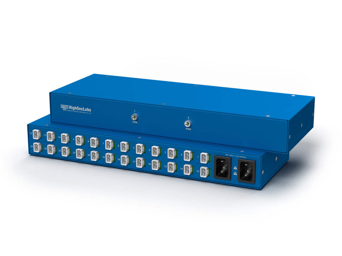 High Sec Labs PDUI24 24-Port 12V DC Junction Box / 2x AC Inputs