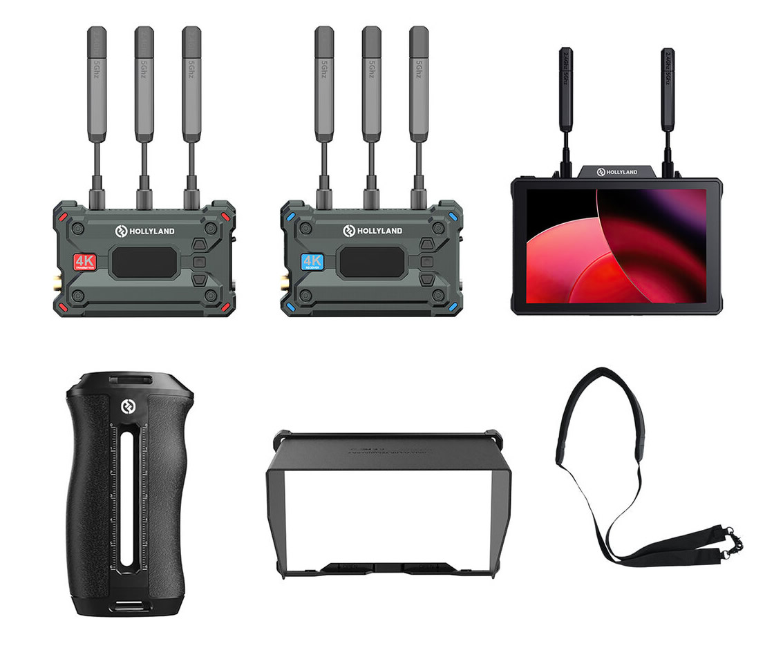 Hollyland Pyro 7 Kit Wireless Transceiver Monitor 1300ft Range