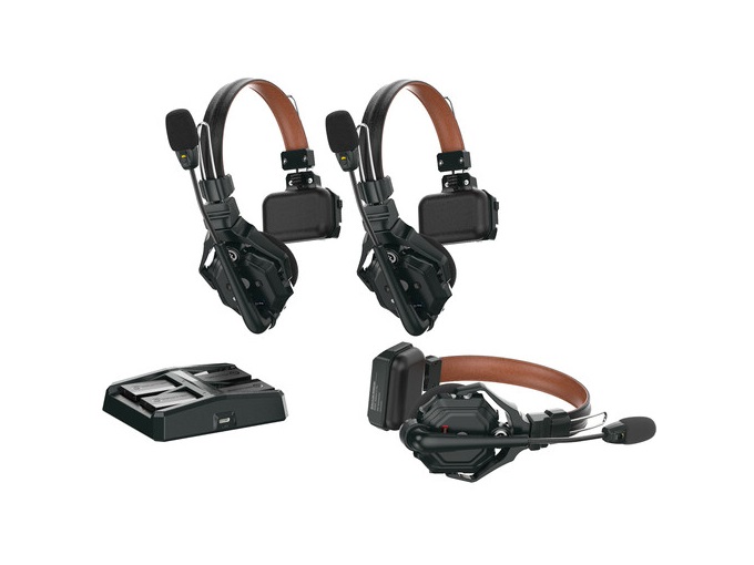 Solidcom C1 Pro-3S Full-Duplex Wireless Intercom System with 3 Headsets (1.9 GHz) by Hollyland