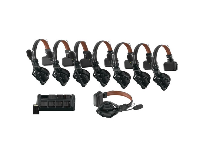 Solidcom C1 Pro-8S Full-Duplex Wireless Intercom System with 8 Headsets (1.9 GHz) by Hollyland