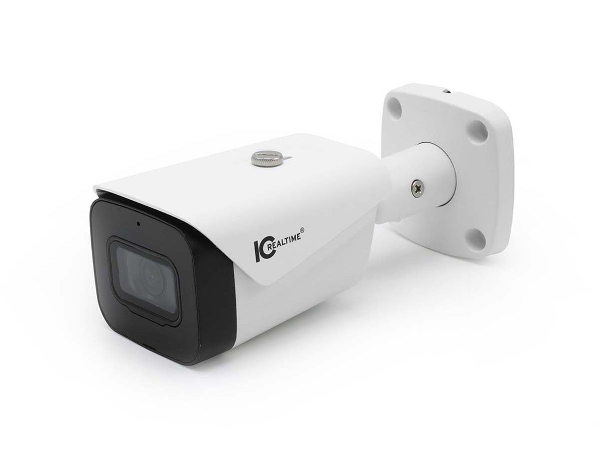 HDEG-B50F-IR-M1 5MP  HD-AVS Indoor/Outdoor Mid Size Bullet Camera/2.8mm Lens/131ft Smart IR/Built-in MIC by ICRealtime