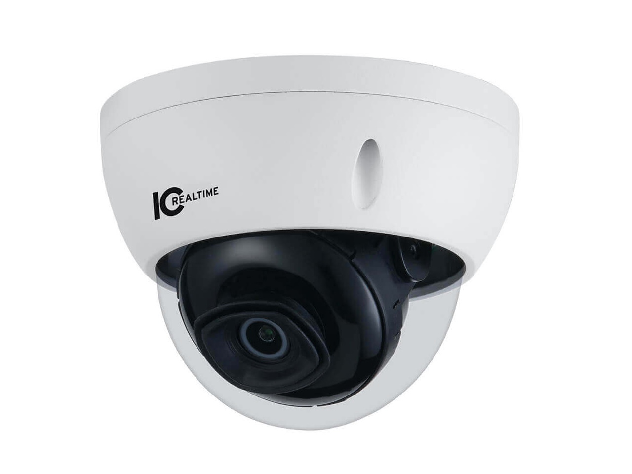 IPEG-D20F-IRW3 2MP IP Indoor/Outdoor Small Size Vandal Dome Camera/Fixed 2.8mm Lens/98ft IR/PoE Capable by ICRealtime