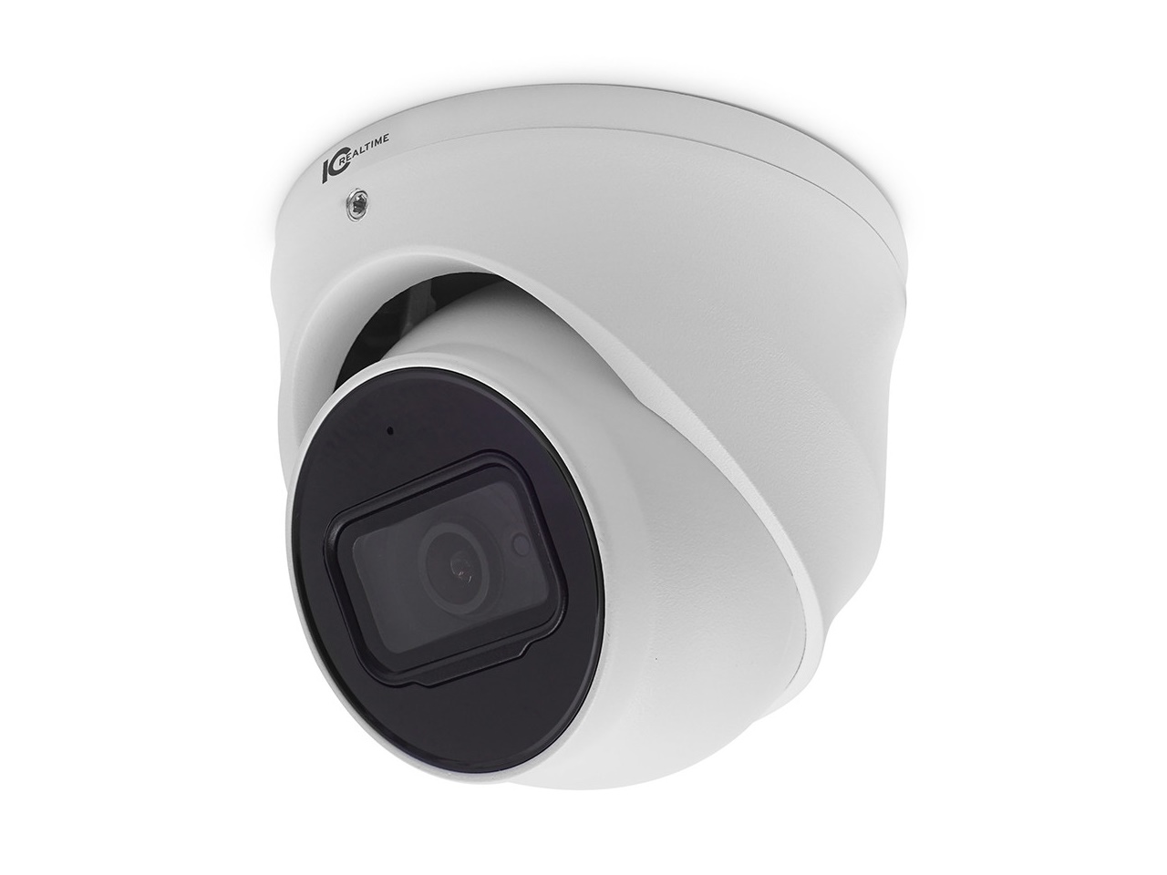 IPEG-E40F-IRW1 4MP IP Indoor/Outdoor Small Size Eyeball Dome Camera/90ft Smart IR/PoE Capable by ICRealtime