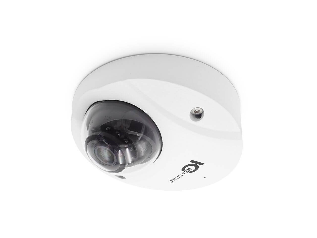 IPMX-W40F-IRW2 4MP IP Indoor/Outdoor Small Size Vandal Dome Camera/164ft IR/PoE Capable/AI by ICRealtime