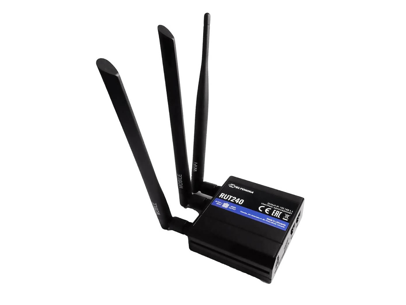 M2M-RUT240 Compact 4G /LTE and WiFi Cellular Router by ICRealtime