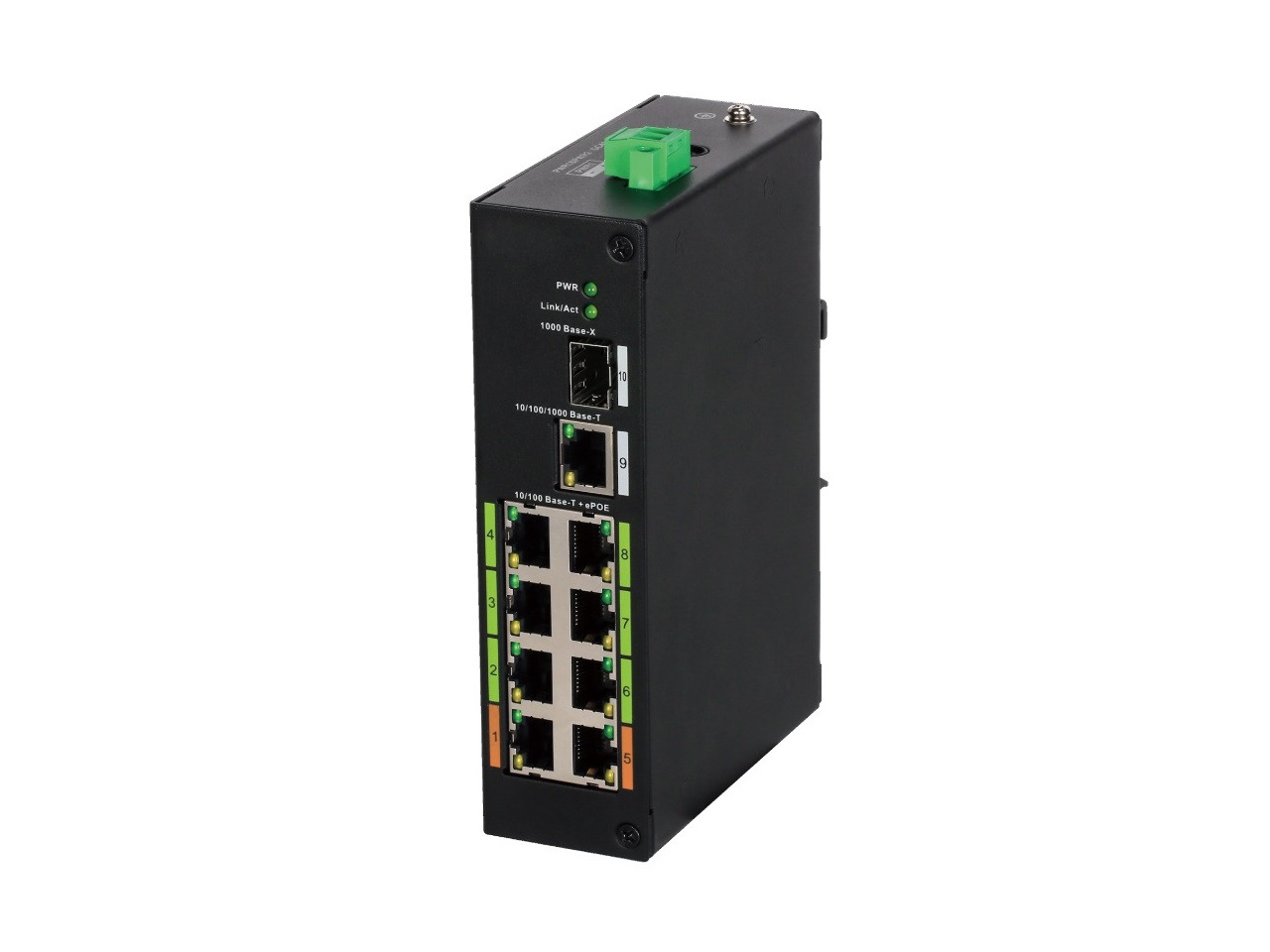 PWR-EPOE-8 8-Port Unmanaged ePoE Switch by ICRealtime