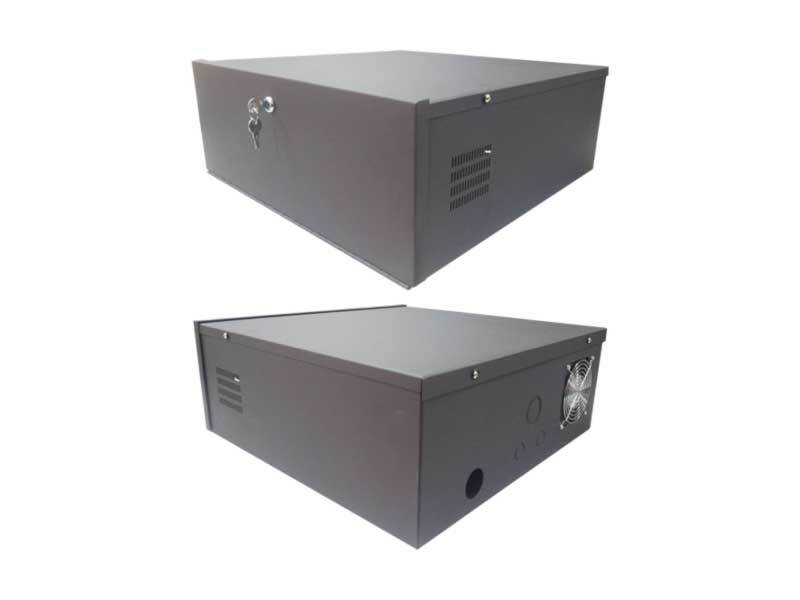 DVR Lock Box LG Dvr Lock Box W/Fan And Key Lock 21X24X8 by ICRealtime