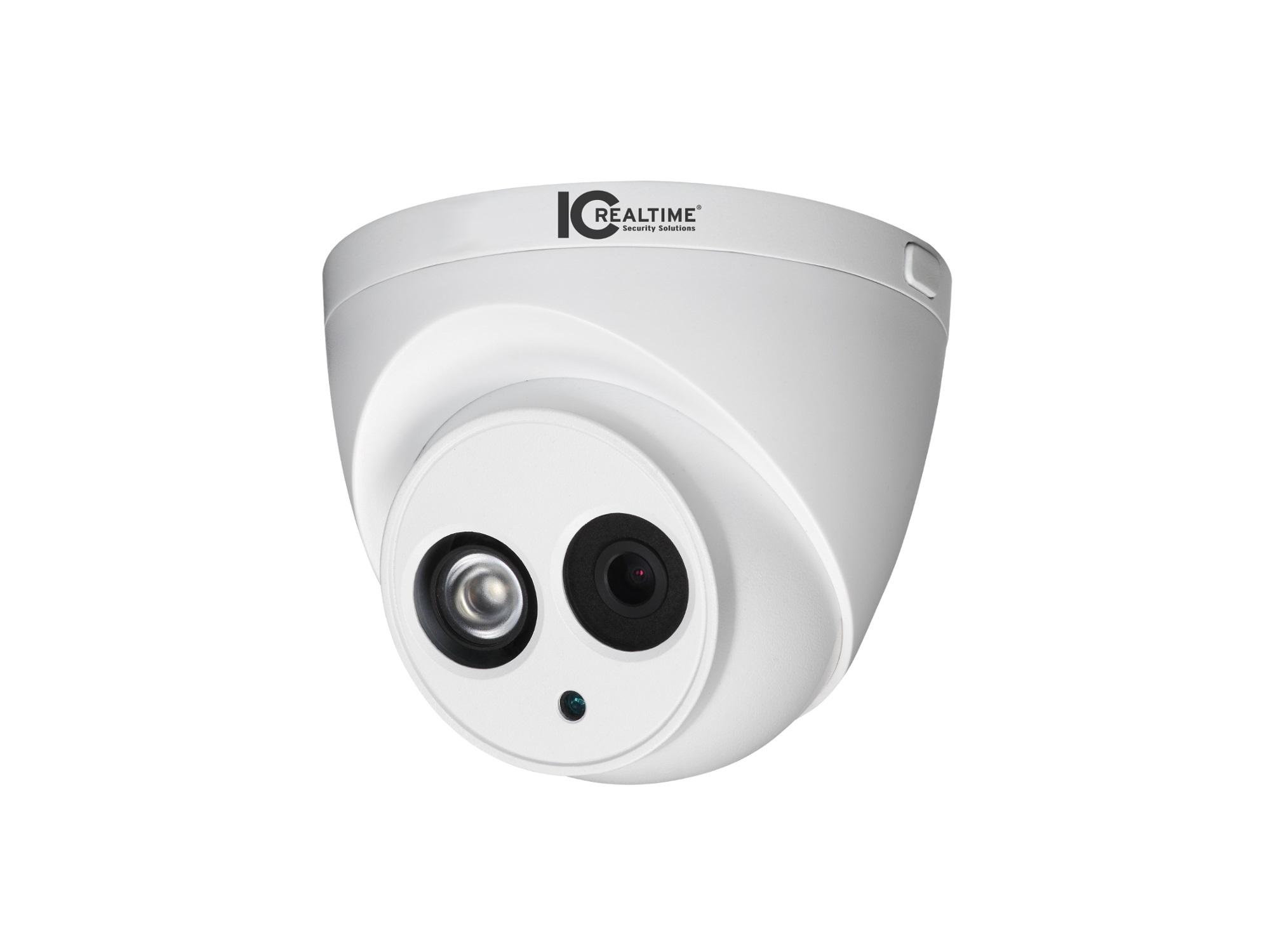 ICR-200HW 2 MP Indoor/Outdoor Mid-Size IR HDAVS Dome Camera/White by ICRealtime