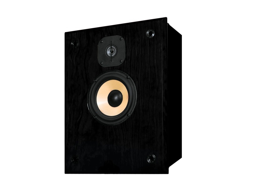 S2.IW-BG Two-Way Single In-Wall Loudspeaker (Black Gloss) by Induction Dynamics