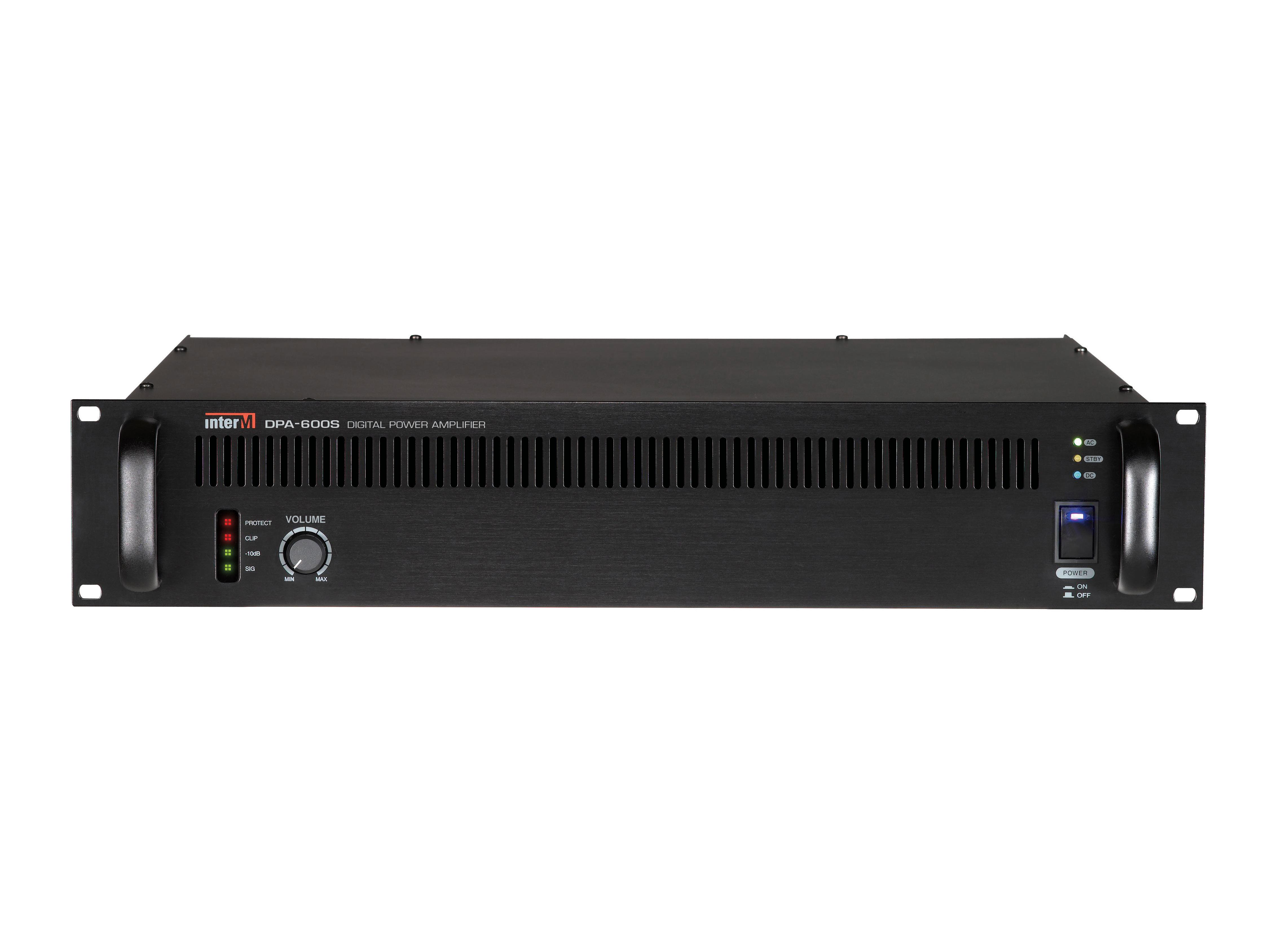 DPA-600S 600W Single Channel Class D Commercial Digital Power Amplifier by Inter-M