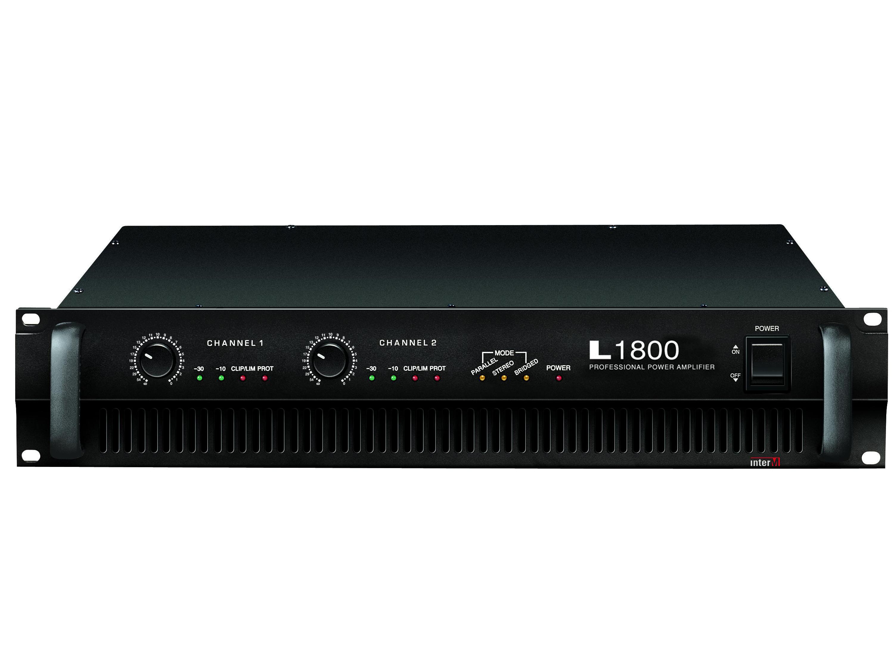 L-1800 2 Channel L-Series Professional Power Amplifier 360W (8 Ohm) by Inter-M
