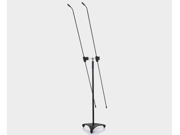 FGM-170 Carbon Dual Dual Floor Stand Microphone with Carbon Boom/170cm Stand by JTS