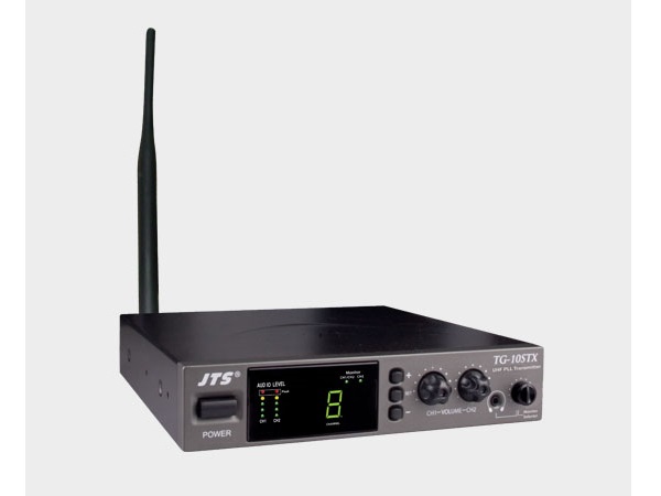 TG-10STX Wireless Tour Guide Half-Rack Transmitter by JTS