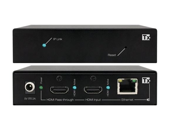KD-IP1080TX Enterprise AV over IP with PoE Transmitter with Redundant Power Connection/HDMI Pass-through by Key Digital