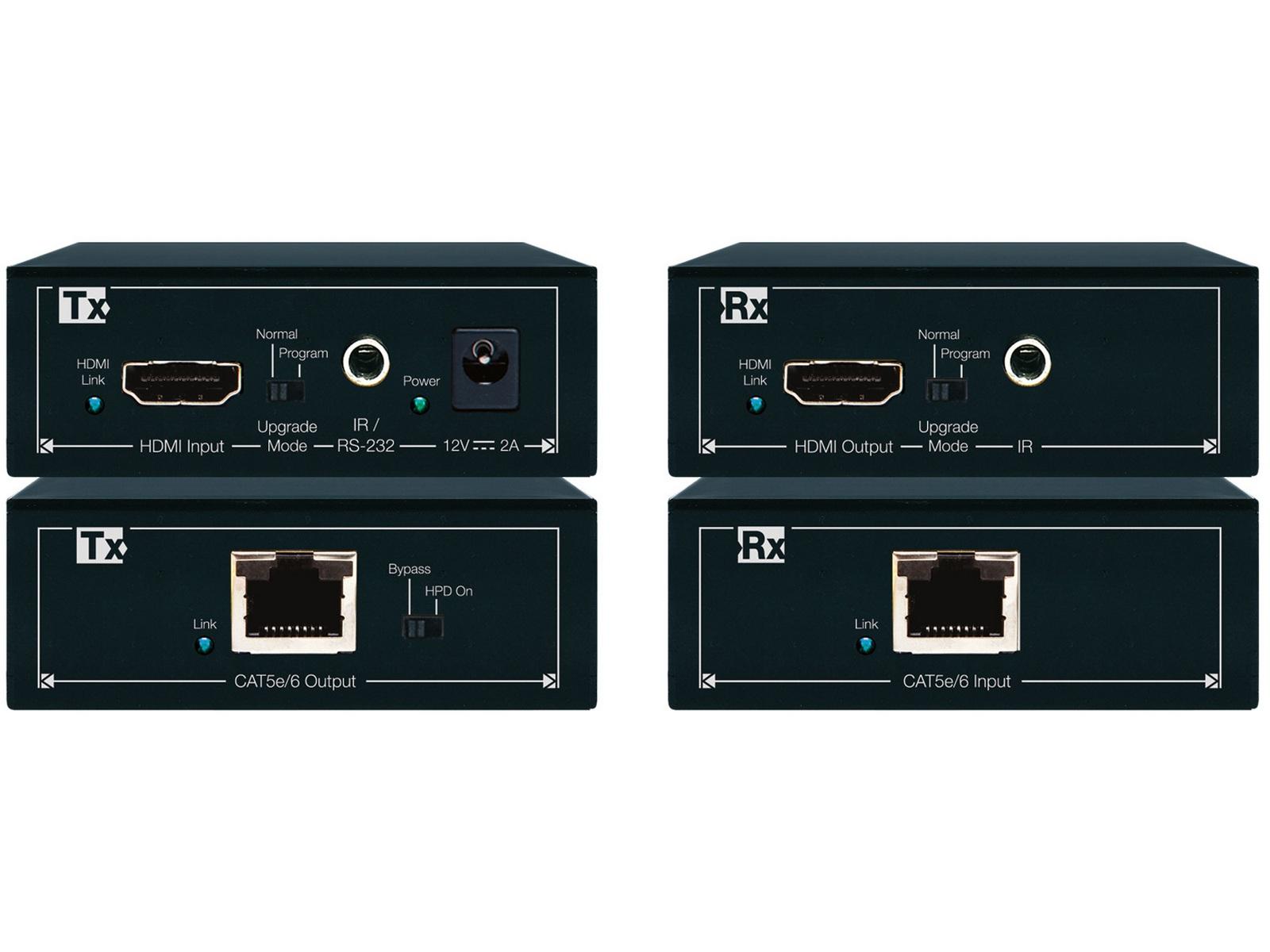 KD-CATHD250POH HDBaseT/HDMI Lite POH via CAT5e/6 Extender (Tx/Rx) by Key Digital